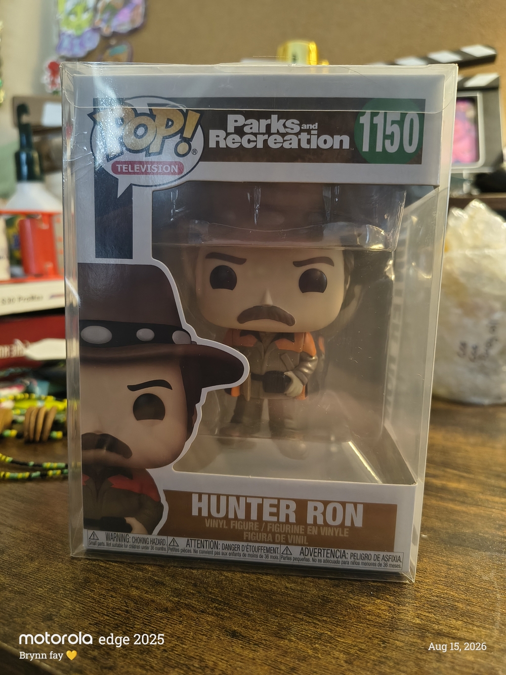 Parks and Recreation Hunter Ron Funko Vinyl Figure — Orange and Brown